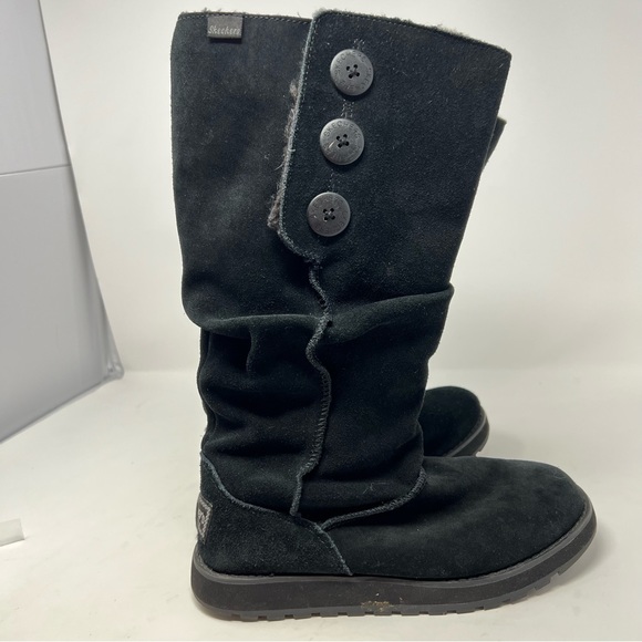 Skechers Australia Black Boots Size 7.5 - Picture 6 of 8